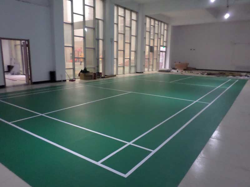 河北省霸州市羽毛球館pvc運(yùn)動(dòng)地板