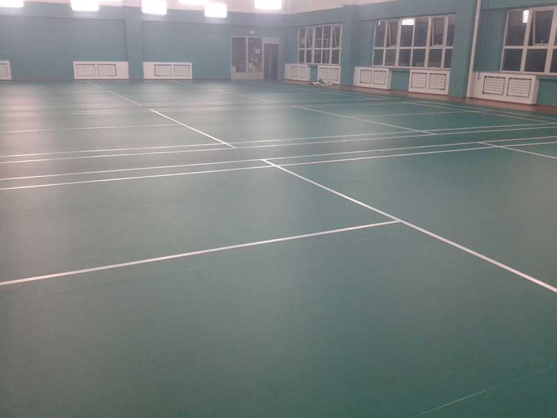 羽毛球塑膠地板廠家 羽毛球場(chǎng)館選擇塑膠地板